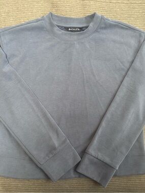 Athleta Seasoft Crewneck Sweatshirt Dark Gray